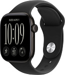 Умные часы Apple Watch Series 12 42mm Black Aluminum Case with Black Sport Band