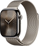 Apple Watch Series 10 46mm Natural Titanium Case with Natural Milanese Loop