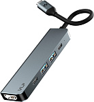 Адаптер VLP Infinity USB-C Hub 5 в 1, графит