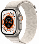 Apple Watch Ultra GPS + Cellular, 49 мм, корпус из титана, ремешок Alpine, титаново/звездного цвета, размер М
