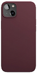 Чехол защитный “vlp” Silicone caseдля iPhone 13 Soft Touch марсала