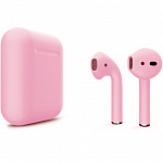 Наушники Apple AirPods 2 Color (без беспроводной зарядки чехла) розовый матовый