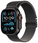 Apple Watch Ultra 2 (2024) 49mm Black Titanium Case with Black Titanium Milanese Loop, размер M