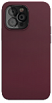 Чехол защитный “vlp” Silicone case для iPhone 13 Pro Soft Touch, марсала