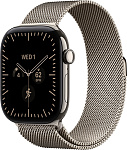Умные часы Apple Watch Series 12 46mm Natural Titanium Case with Natural Milanese Loop