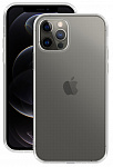 Чехол Liquid Silicone для Apple iPhone 12/12 Pro (прозрачный)