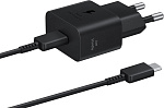 Сетевое зарядное устройство Samsung 25W Power Adapter с кабелем, черный EP-T2510