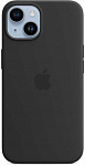 Чехол силиконовый Apple MagSafe для iPhone 14 Plus (тёмная ночь)
