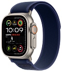 Apple Watch Ultra 2 (2024) 49mm Natural Titanium Case with Blue Trail Loop, размер S/M