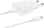Сетевое зарядное устройство Samsung 25W Power Adapter с кабелем, белый EP-T2510
