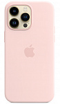 Чехол силиконовый Apple MagSafe для iPhone 14 Pro Max (розовый мел)