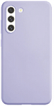 Чехол защитный “vlp” Silicone case Soft Touch для Samsung S21 FE, фиолетовый