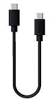 Дата-кабель USB-C - USB-C, 3A, 1.5м, черный
