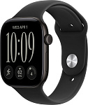 Умные часы Apple Watch Series 12 46mm Black Aluminum Case with Black Sport Band