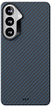 Чехол защитный VLP Kevlar Case с MagSafe для Samsung Galaxy S26+, синий