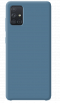 Чехол Liquid Silicone Case для Samsung Galaxy A51 (синий)