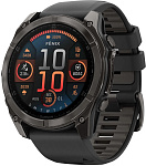 Смарт-часы Garmin Fenix 8 51mm AMOLED Sapphire Carbon Gray DLC Titanium Black/Pebble Gray (010-02905-21)