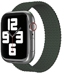 Ремешок нейлоновый плетёный “vlp” для Apple Watch 40/41 S/M 2шт. (тёмно-зелёный)