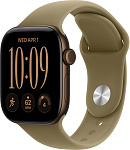 Умные часы Apple Watch Series 12 42mm Dark Bronze Aluminum Case with Olive Sport Band