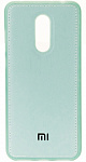 Чехол-накладка с логотипом для Xiaomi Redmi 5 Plus (бирюзовый)