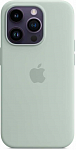 Чехол силиконовый Apple MagSafe для iPhone 14 Pro Max (нежный кактус)