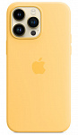 Чехол силиконовый Apple MagSafe для iPhone 14 Pro Max (солнечно-желтый)