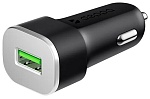 Автомобильное зарядное устройство Deppa USB Quick Charge 3.0, черный