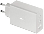 Сетевое зарядное устройство Samsung 65W Power Adapter Trio с кабелем, белый EP-T6530