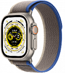 Apple Watch Ultra GPS + Cellular, 49 мм, корпус из титана, ремешок Trail синего/серого цвета, размер S/M