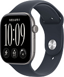Умные часы Apple Watch Series 12 46mm Space Gray Aluminum Case with Navy Blue Sport Band