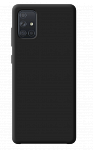 Чехол Liquid Silicone Case для Samsung Galaxy A51 (черный)