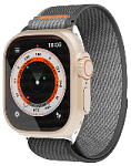 Ремешок нейлоновый Trail Band “vlp” для Apple Watch 44/45/49mm (черно-серый)