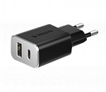 Сетевое зарядное устройство Deppa USB + USB Type-C 3.4А
