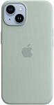 Чехол силиконовый Apple MagSafe для iPhone 14 (нежный кактус)