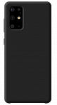 Чехол Liquid Silicone Case для Samsung Galaxy S20 Plus (черный)