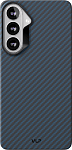 Чехол защитный VLP Kevlar Case с MagSafe для Samsung Galaxy S26, синий