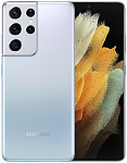 Смартфон Samsung Galaxy S21 Ultra 5G 12/128GB (серебряный фантом) RU