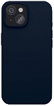 Чехол силиконовый для iPhone 15, темно-синий