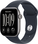 Умные часы Apple Watch Series 12 42mm Space Gray Aluminum Case with Navy Blue Sport Band