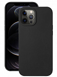 Чехол Liquid Silicone для Apple iPhone 12/12 Pro (черный)
