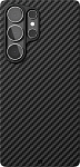 Чехол защитный VLP Kevlar Case с MagSafe для Samsung S25 Ultra, черный