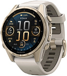 Смарт-часы Garmin Fenix 8 43mm AMOLED Sapphire Soft Gold Fog Gray/Dark Sandstone (010-02903-11)