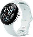 Умные часы Google Pixel Watch 5 45mm Polished Silver Aluminium Case / Fog Active Band