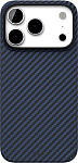 Чехол защитный VLP Kevlar Case с MagSafe для iPhone 17 Pro, синий